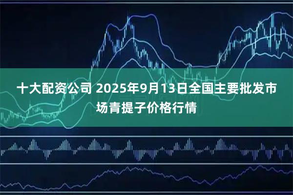 十大配资公司 2025年9月13日全国主要批发市场青提子价格行情